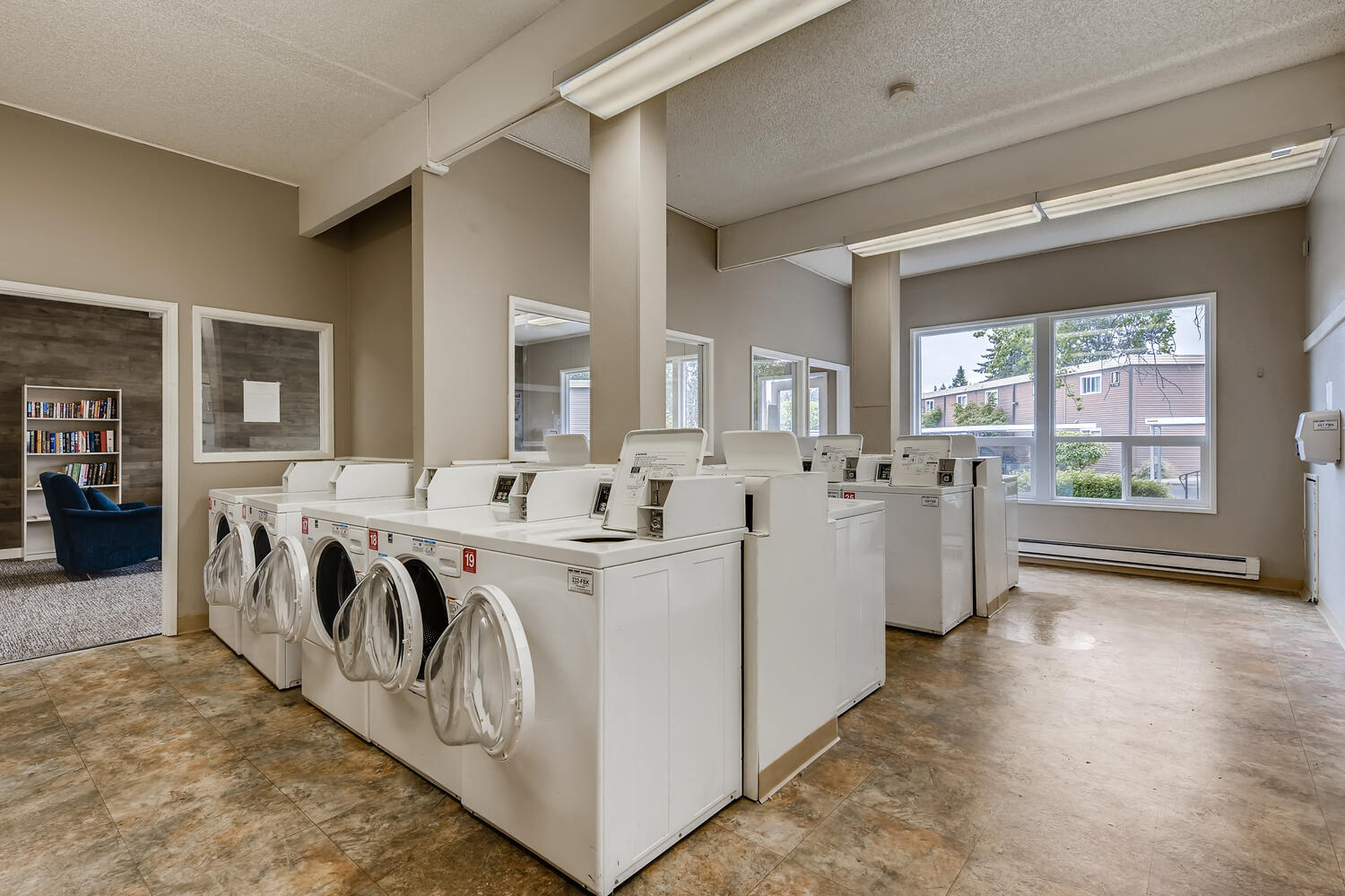 The Community Laundry Facilities at Morningtree Park Apartments