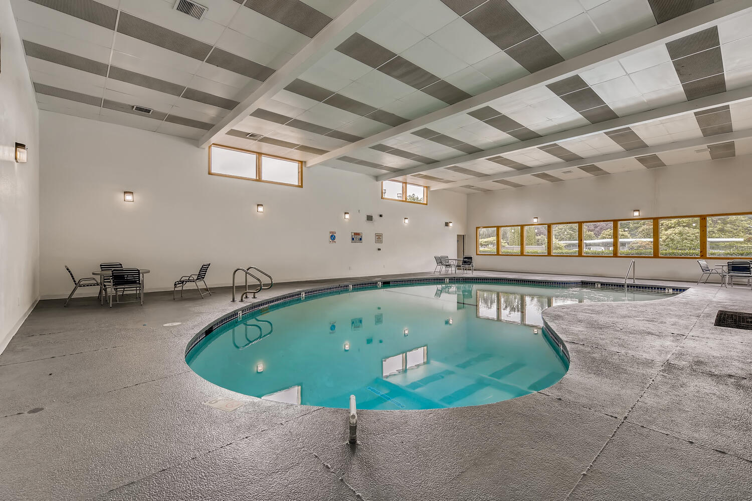 The Community Indoor Swimming Pool at Morningtree Park Apartments