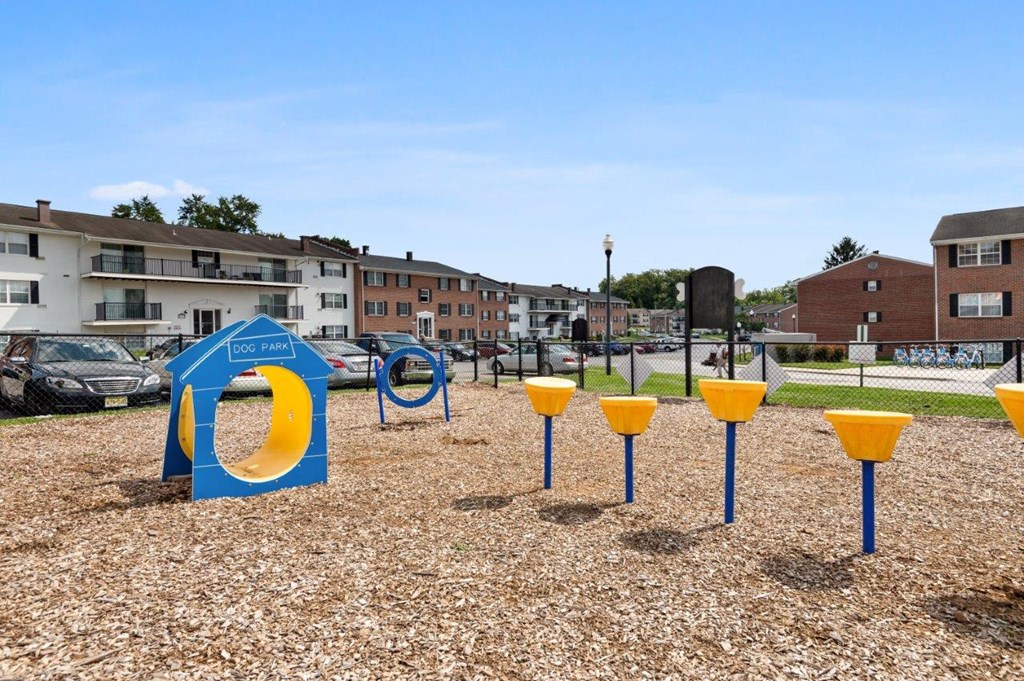 the playground at the apartments for rent