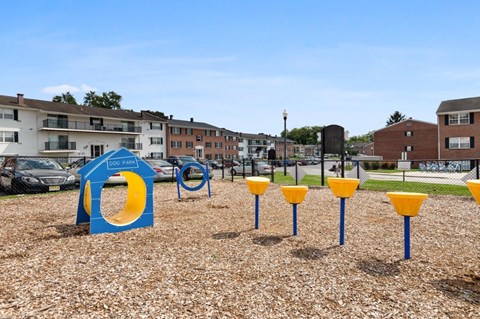 the playground at the apartments for rent