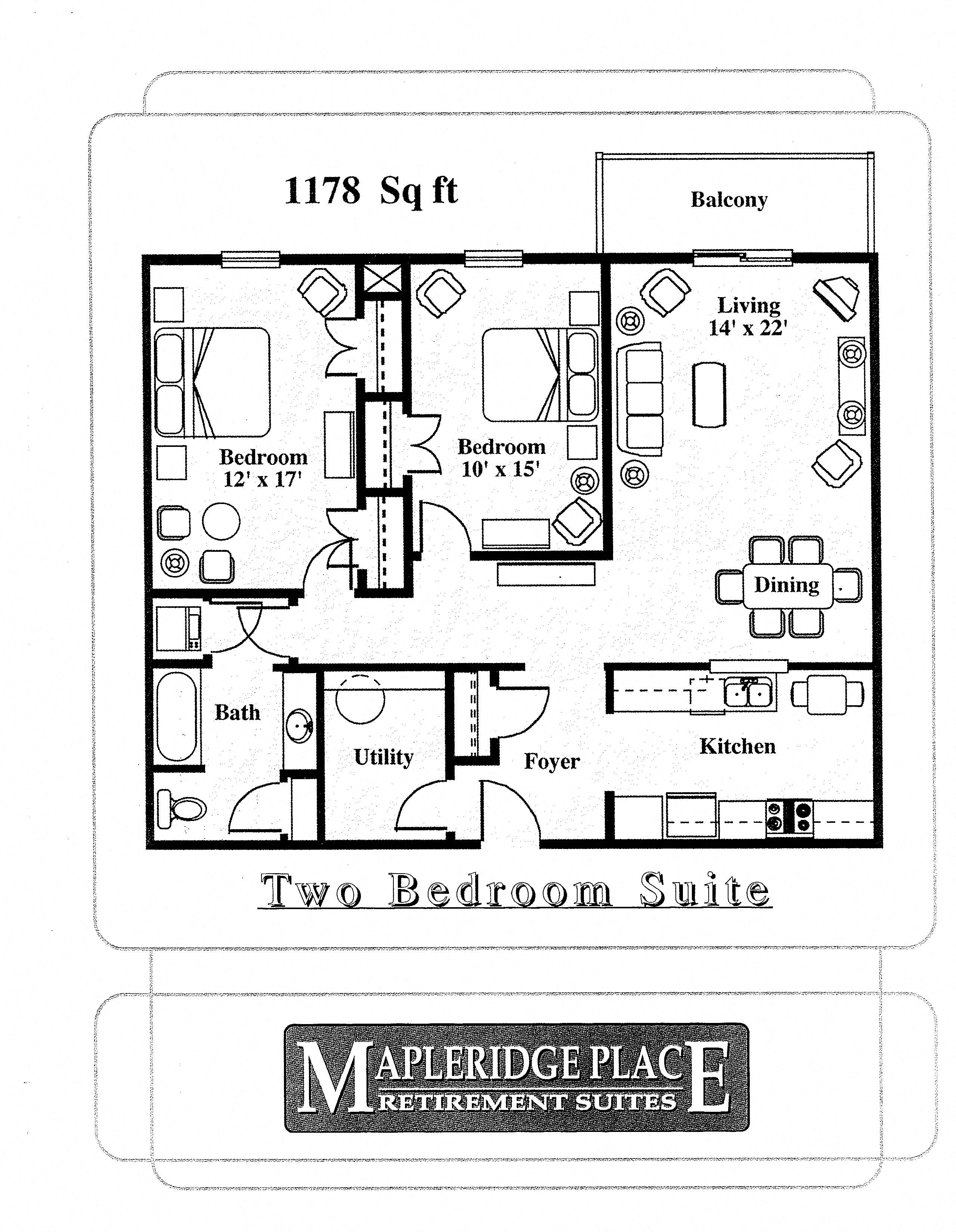 300 Reynolds Two Bedroom + Balcony Image