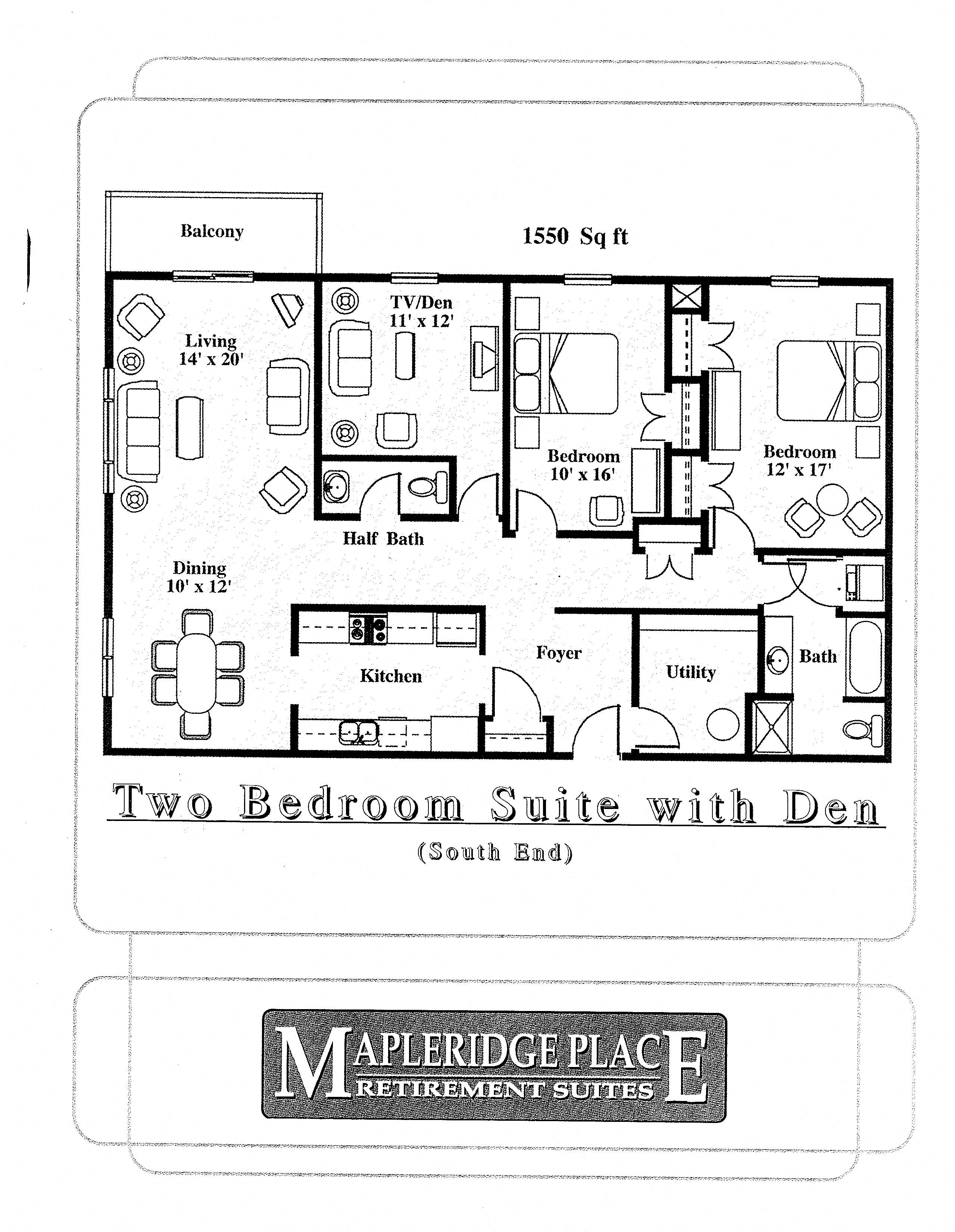 300 Reynolds Two Bedroom + Den Image