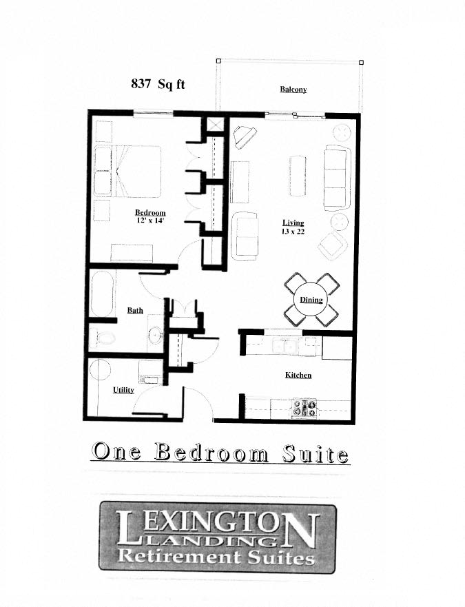 Lexington Landing One Bedroom Image