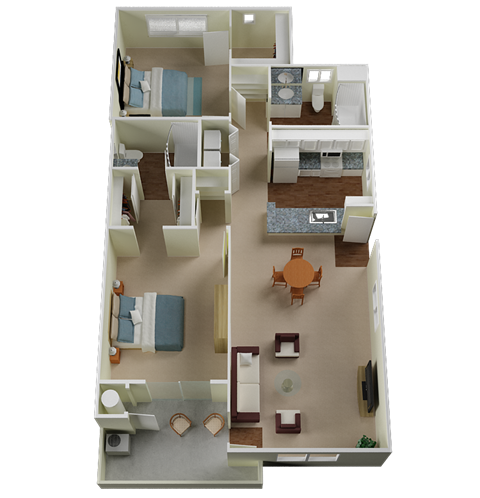 6601 Blue Oaks Boulevard 1-2 Beds Apartment for Rent - Photo Gallery 44