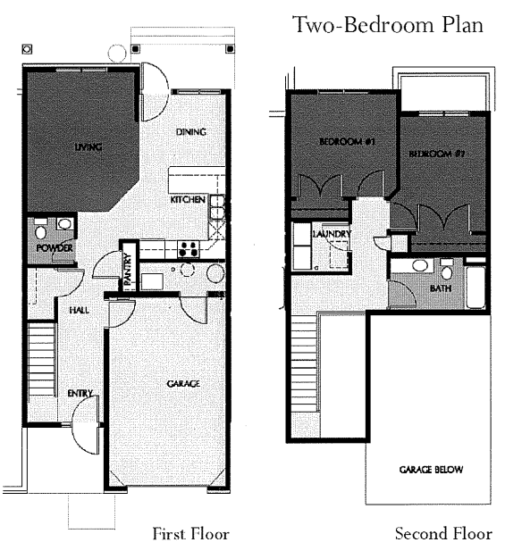 2 Bedroom Floorplan