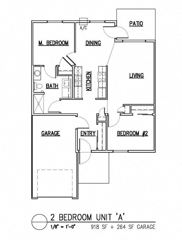 2 Bedroom Floorplan