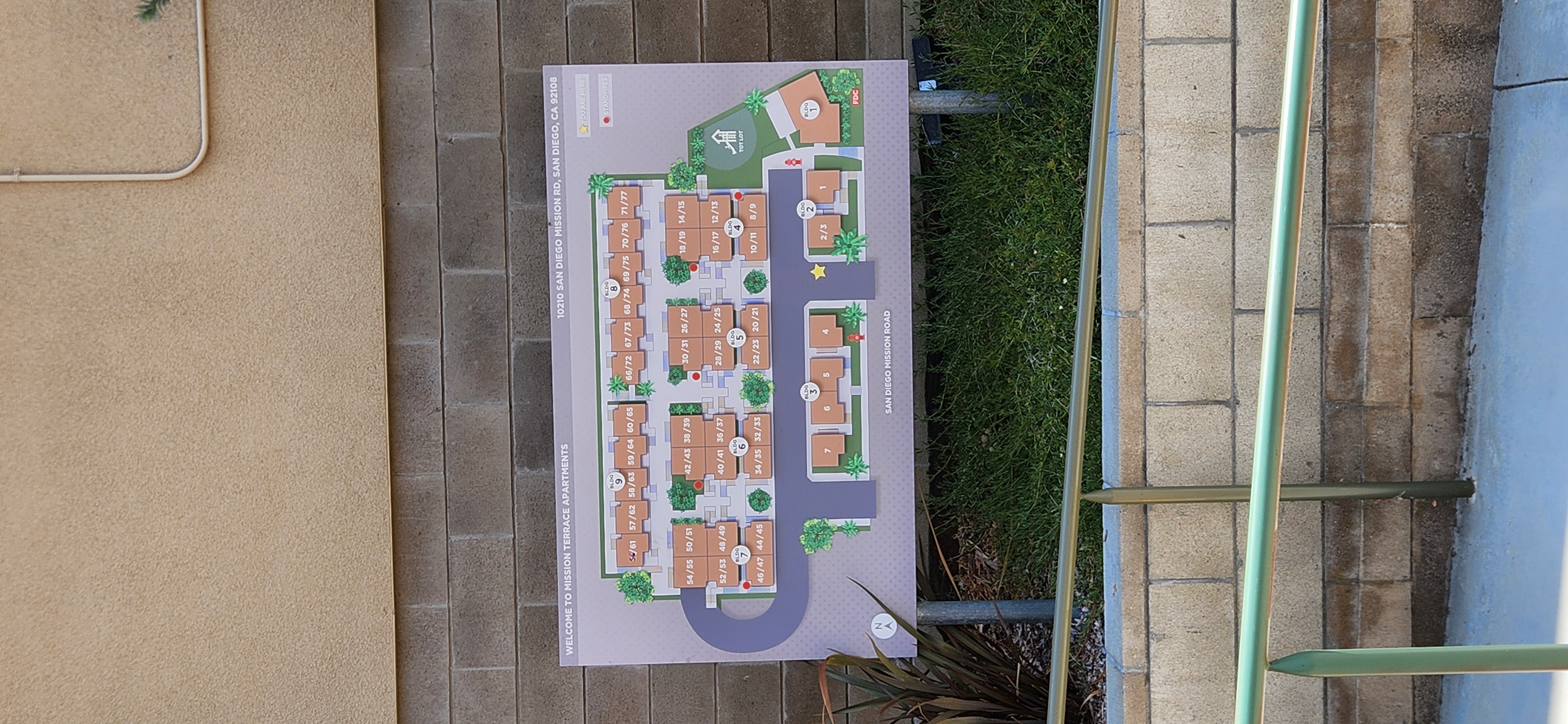 A map of a theme park with various rides and locations labeled.