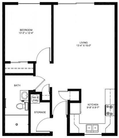 East Village Apartment Floor Plans  Floor  Plans  of Village  East  Apartments  in Springfield OR