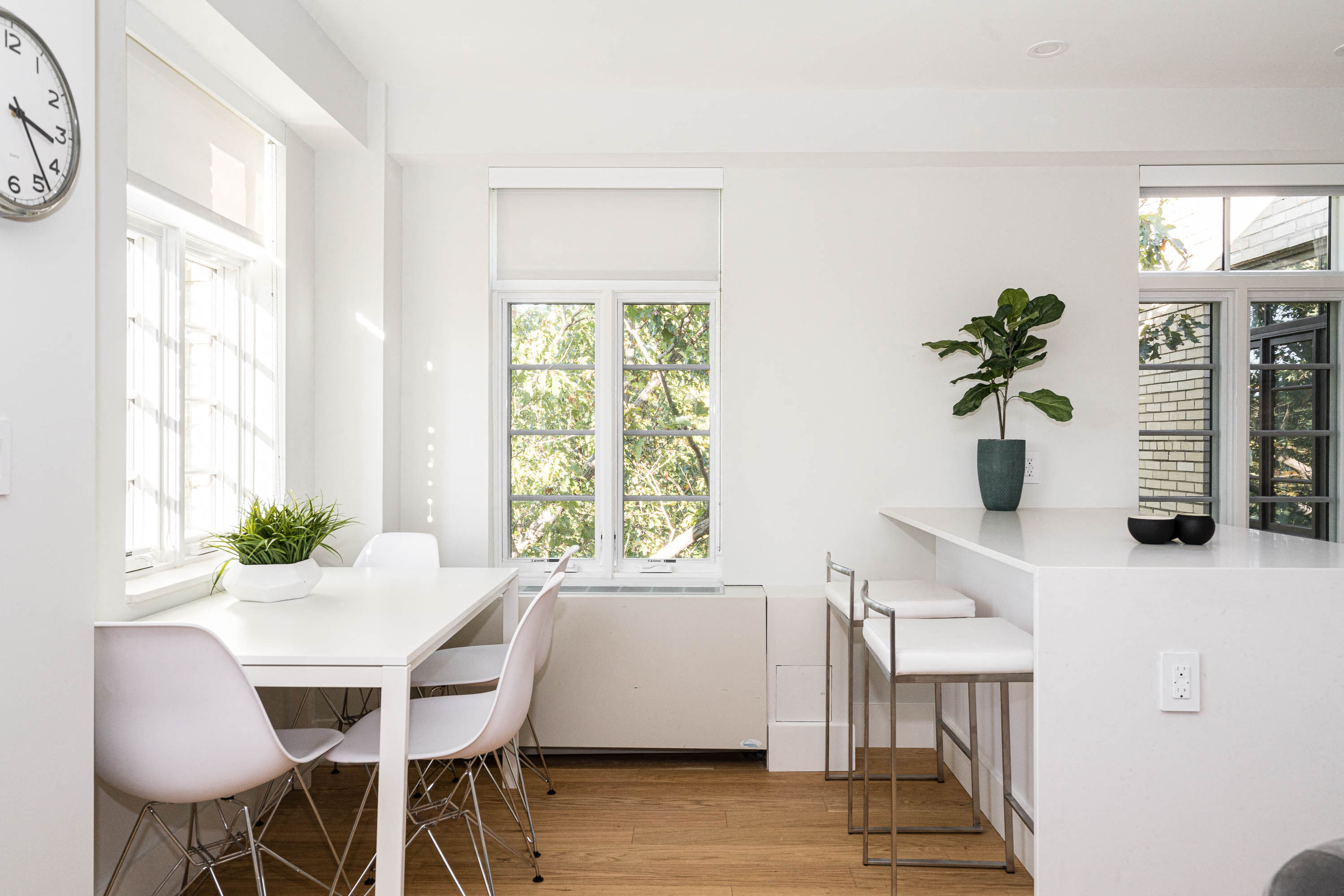 quaint dining area overlooking Rock Creek Park