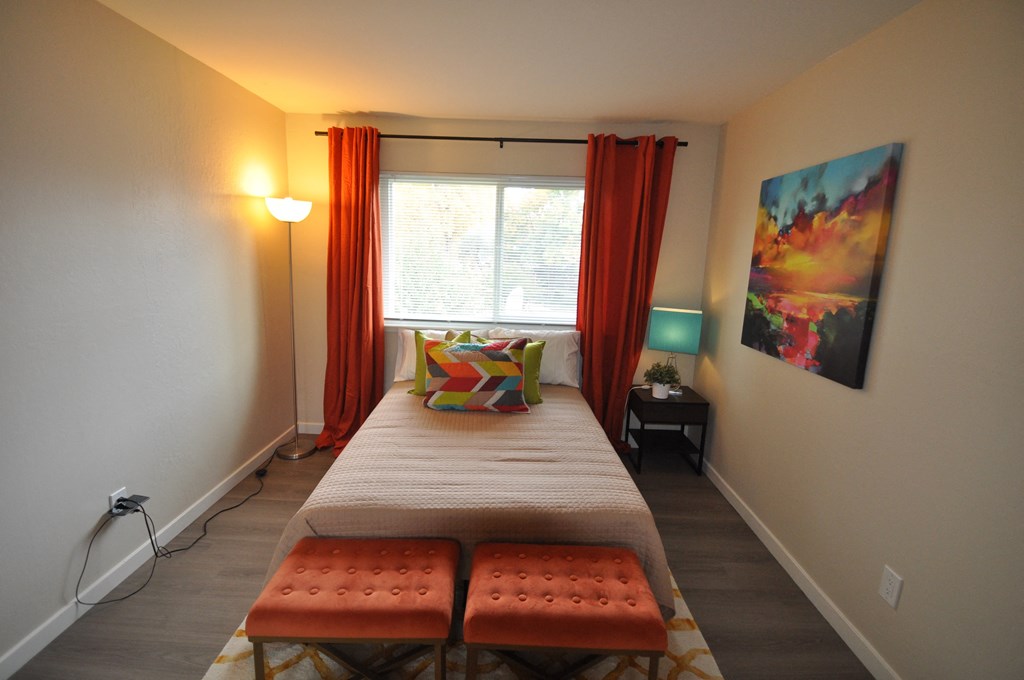 Staged Apartment Bedroom