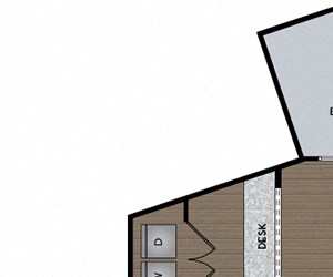 11F2 2700 Charlotte Apartments - Nashville TN - 11F2 Floor Plan
