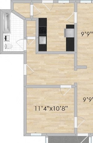 126 N. Elmwood C & 132 N. Elmwood B