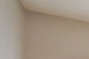 159 1 an empty room with a ceiling fan and two windows