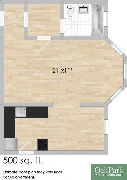 301 N. Oak Park Ave. Studio-1 Bed Apartment for Rent - Photo Gallery 11