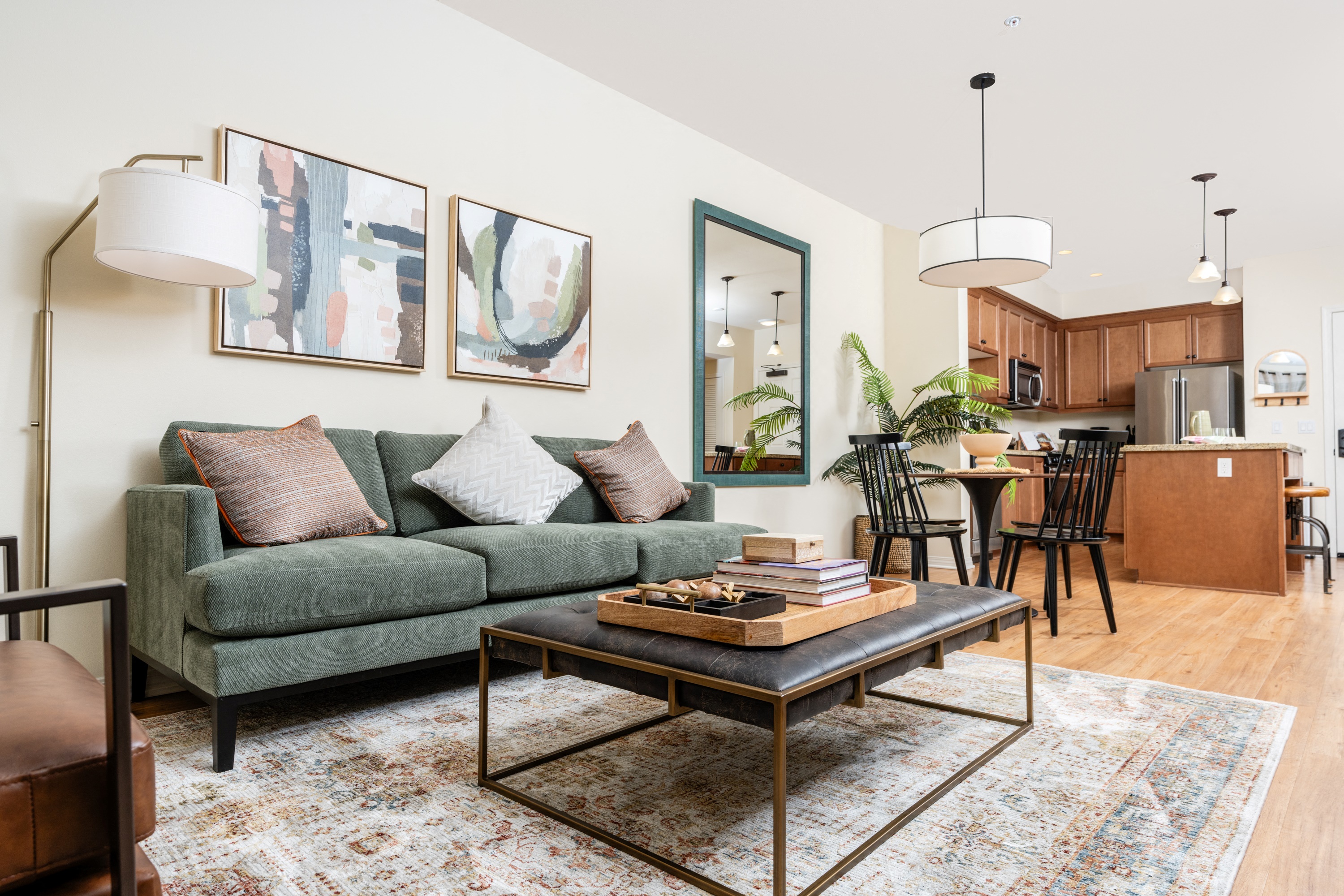 1x1 Living and Kitchen View