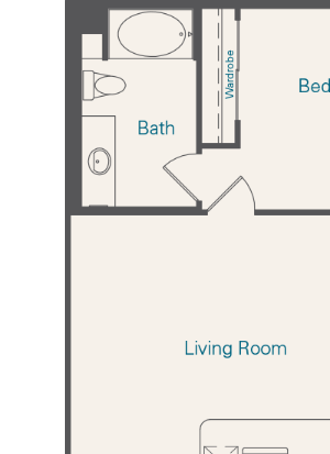 Tuscany Apartments Santa Clara CA A2 1 Bedroom Sq Ft 734