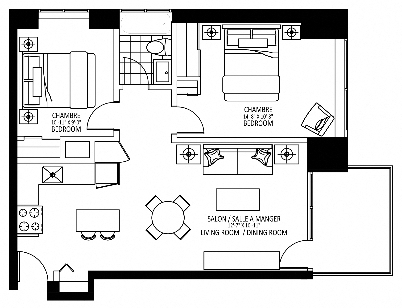 1101 Rachel  - Plan A