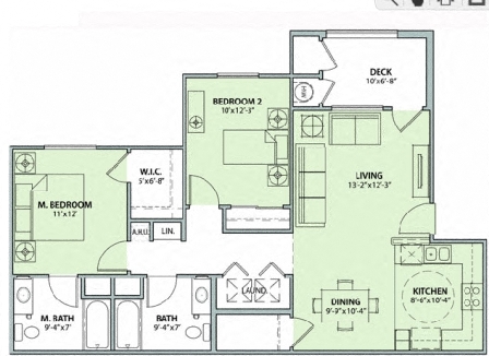 2 bedroom