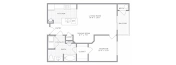 A1 Floor Plan at AVE Union, Union