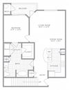 A2 Loft Floor Plan A2 Loft Floor Plan at AVE Union, Union, NJ