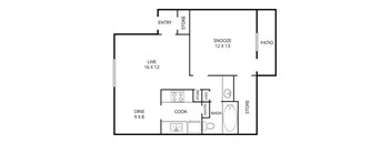 Birch Floor Plan at Park Villas, Fort Worth, TX