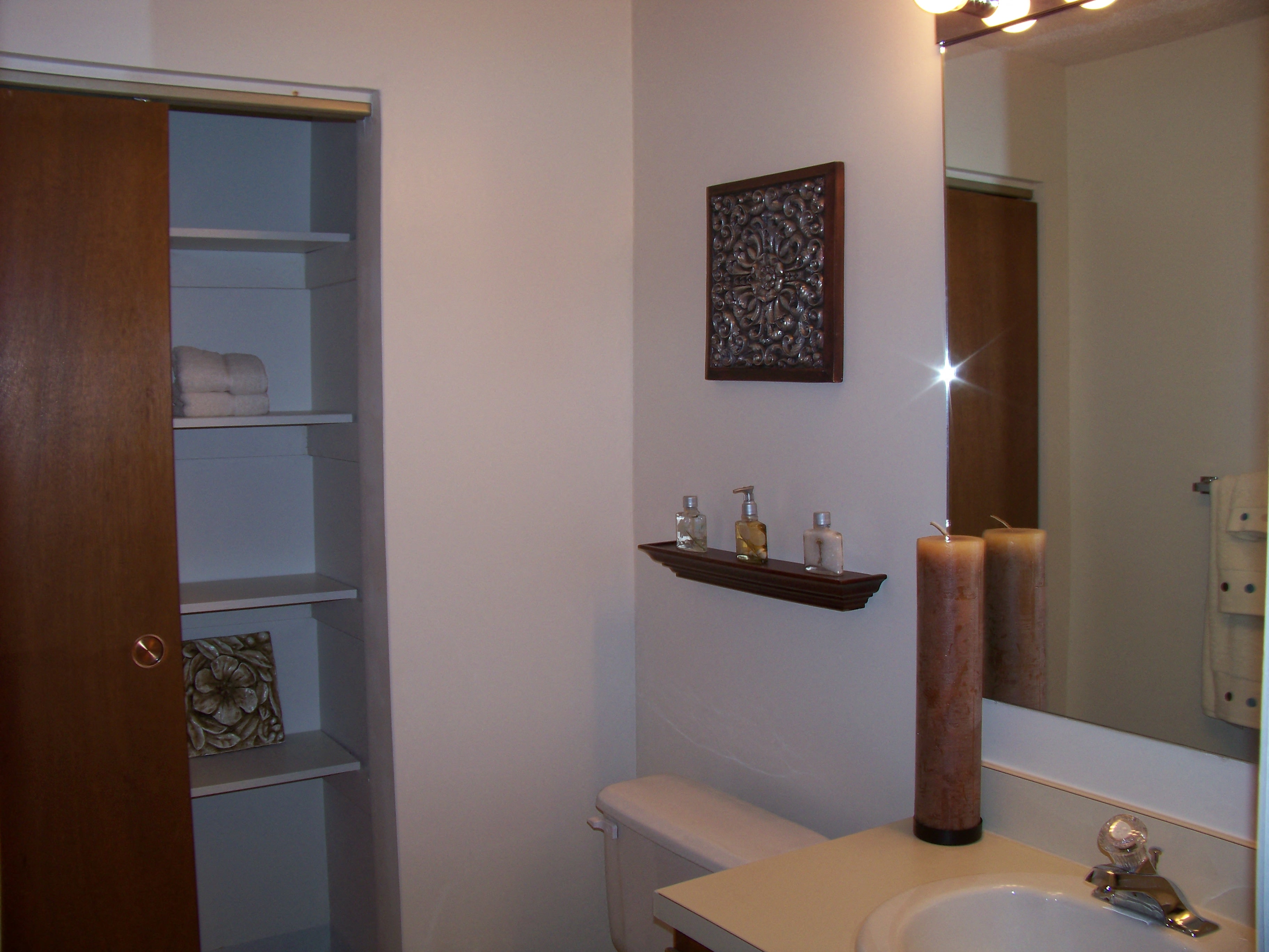 a bathroom with a toilet and a sink and a mirror