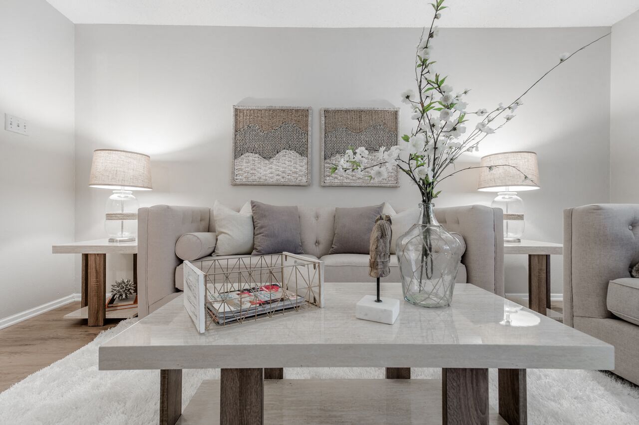 plank floors  at Country Square, Carrollton