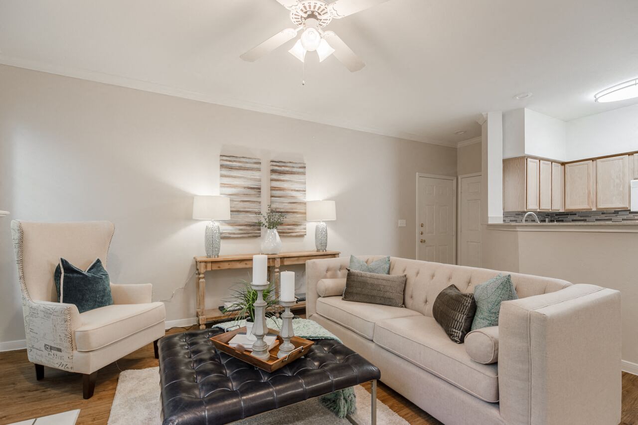 Coat closet  at Edgewood Village, Lewisville, TX