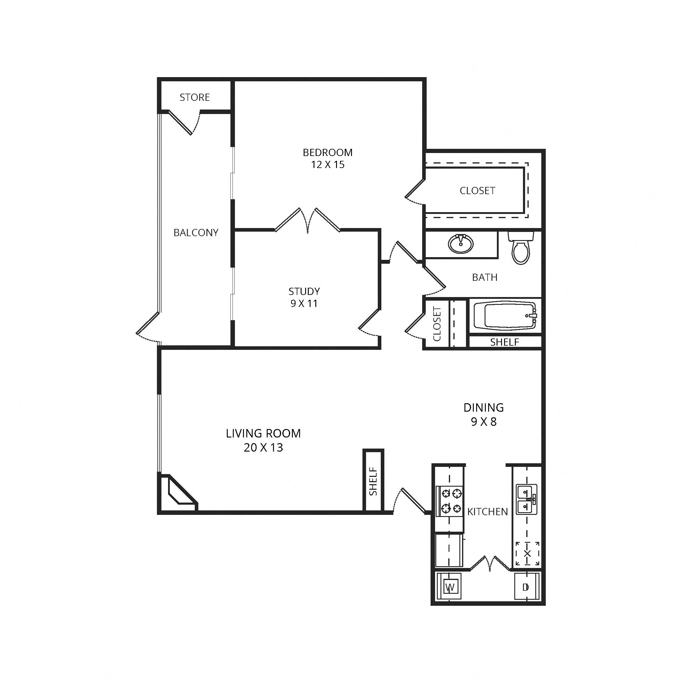Sunflower Floor Plan at Garden Gate, Texas