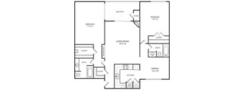 Lily Floor Plan at Garden Gate, Texas, 75061