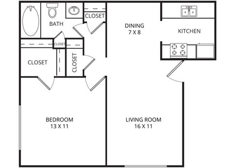 Blue Bonnet Floor Plan at Garden Park, Texas, 75062