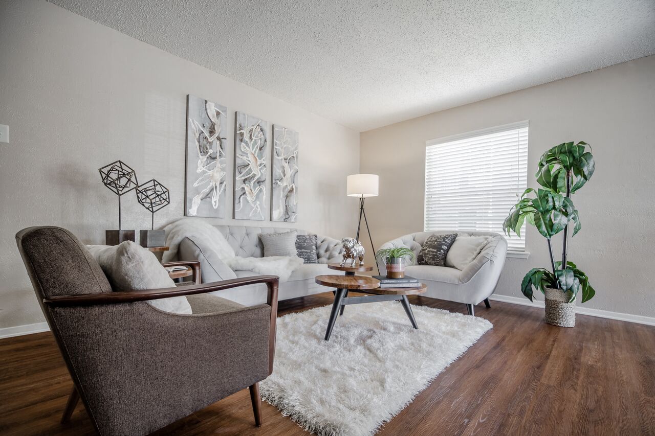 Living Room Interior at Parkwood, Texas