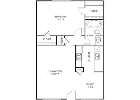 Playa Del Carmen 1 Bed | 1 Bath | 656 Sq.Ft. at Parkwood, Irving, TX, 75061