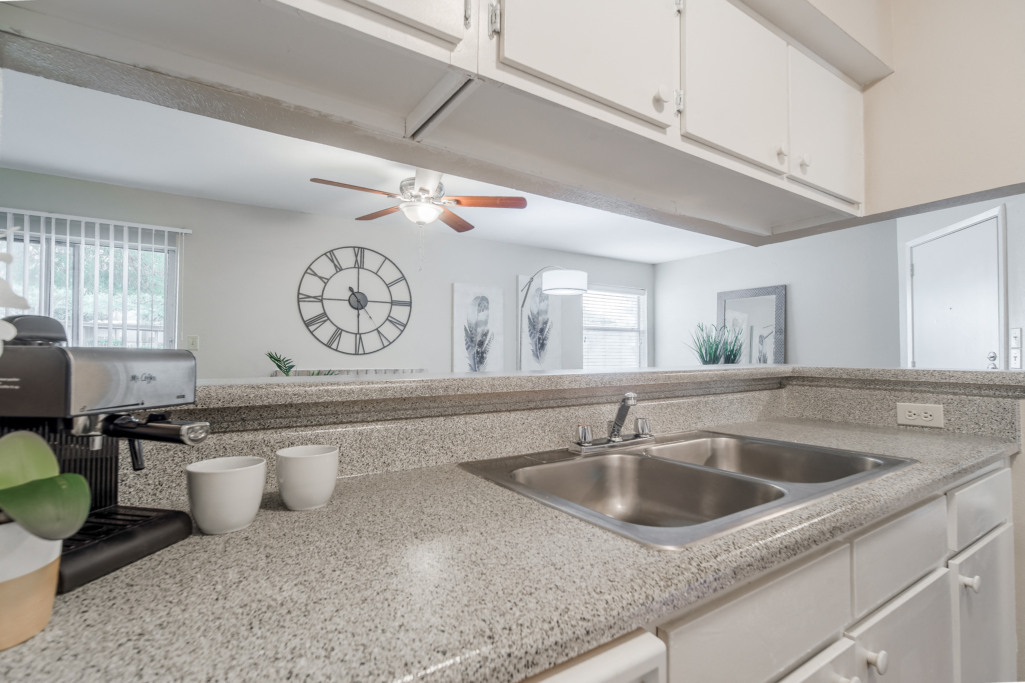 Sink With Faucet In Kitchen  at Plaza DeVille, San Antonio