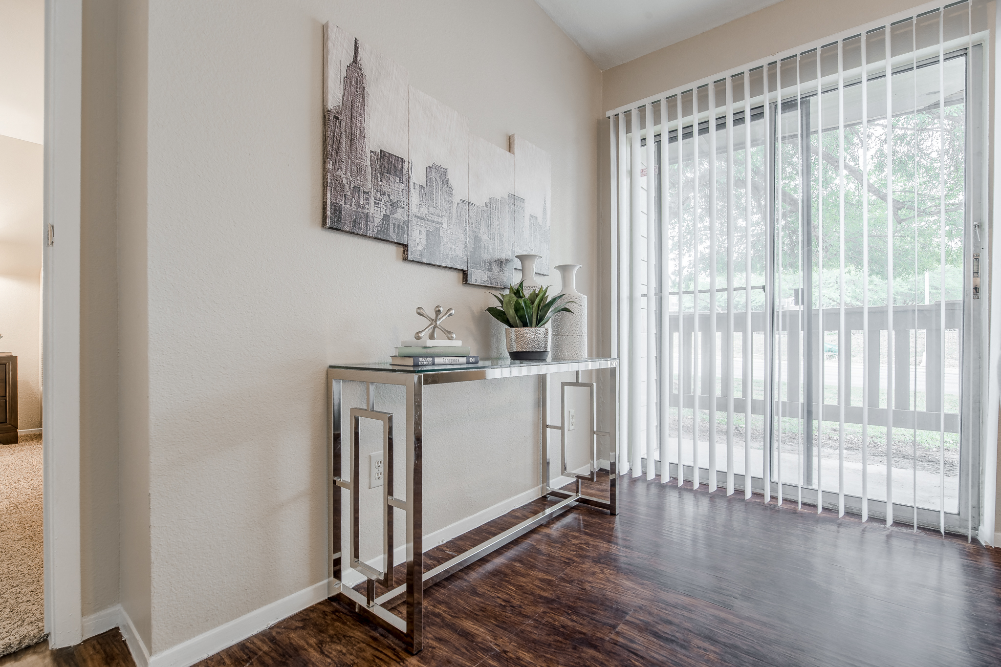 Glass Enclosed Balcony  at Plaza DeVille, San Antonio, Texas