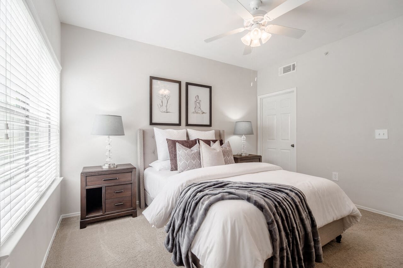 Bright Bedroom at Prestonwood Hills, Plano, Texas