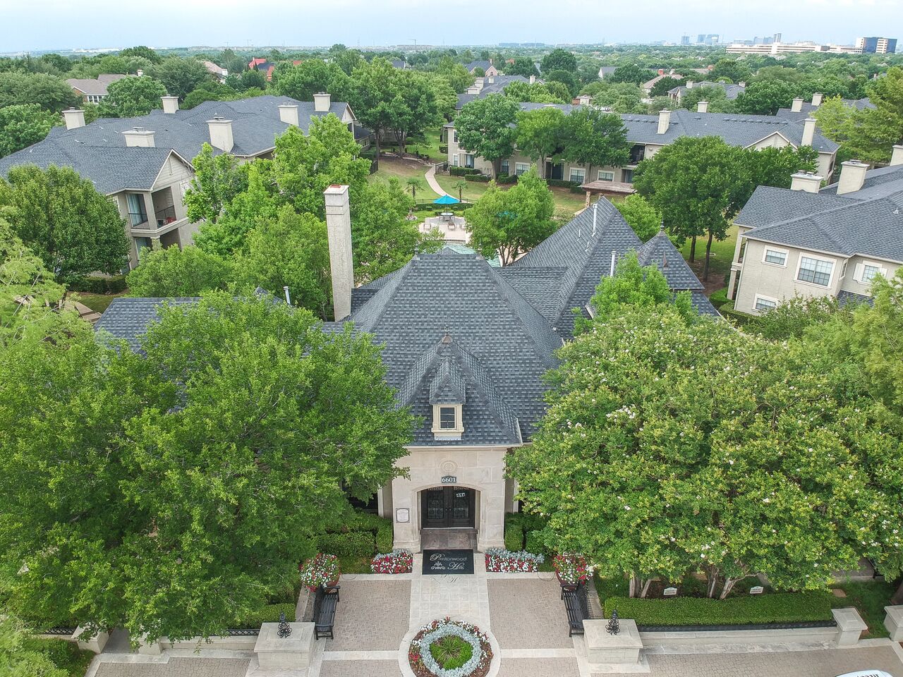 Aerial View at Prestonwood Hills, Plano, Texas