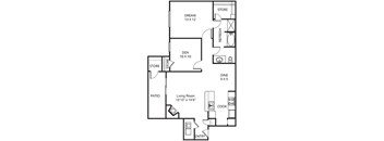 The Raphael Floor Plan at Prestonwood Hills, Plano, TX, 75093