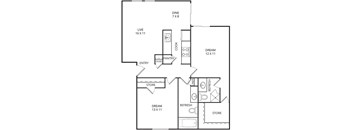 Mulberry Floor Plan at Wildwood, Temple
