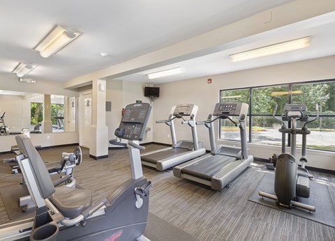 Gym center at Lakeview Apartments, Leonia, 07605