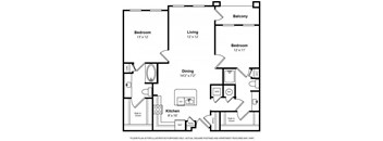 Floorplan at The Ridgewood by Windsor, 4211 Ridge Top Road, Fairfax, VA 22030