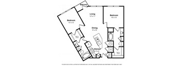 Floorplan at The Ridgewood by Windsor, 4211 Ridge Top Road, Fairfax, VA 22030