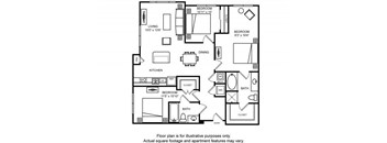 Floorplan at The Ridgewood by Windsor, Fairfax, 22030