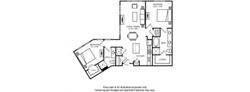 Floorplan at The Ridgewood by Windsor, 4211 Ridge Top Road, Fairfax