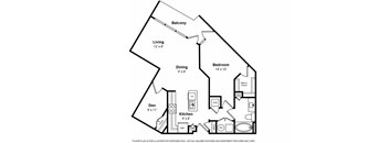 Floorplan at The Ridgewood by Windsor, 4211 Ridge Top Road, Fairfax, VA 22030