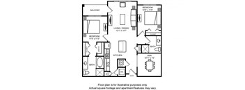 Floorplan at The Ridgewood by Windsor, 4211 Ridge Top Road, Fairfax, VA 22030