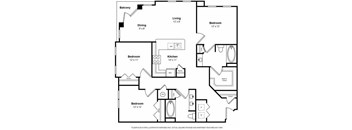 Floorplan at The Ridgewood by Windsor, 4211 Ridge Top Road, Fairfax, VA 22030