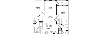 Floorplan at The Ridgewood by Windsor, 4211 Ridge Top Road, 22030