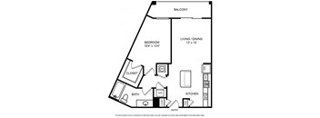 Floorplan at The Ridgewood by Windsor, 4211 Ridge Top Road, VA 22030