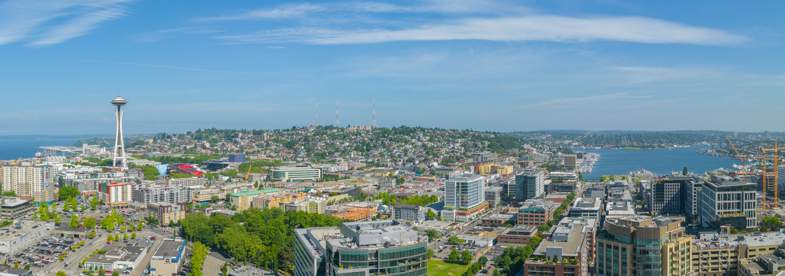 Panoramic Views of Downtown at Cirrus, Seattle